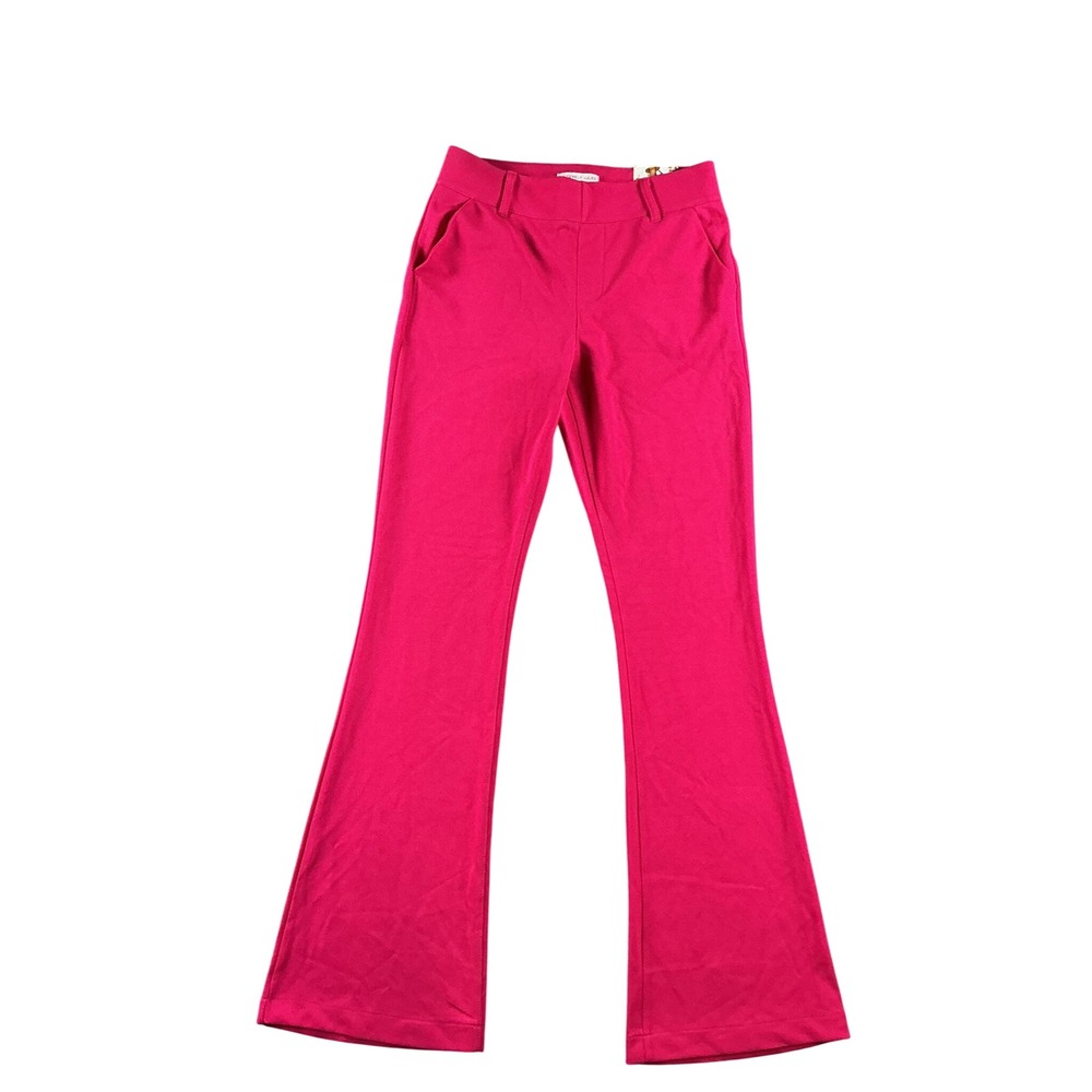 Sincerely Jules Pink Micro Flare Trouser Pants Size S NWT